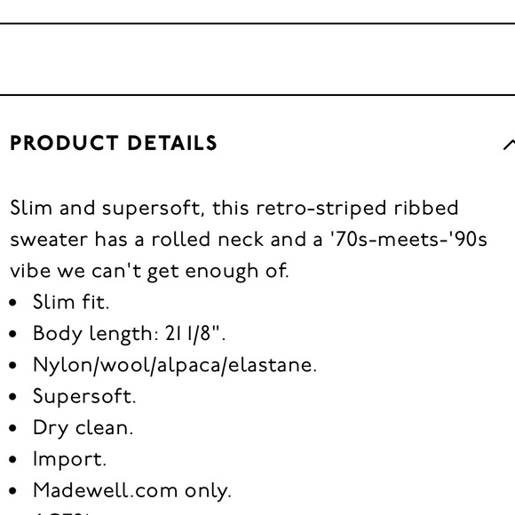 Madewell Striped Sweater - Picture 3 of 4